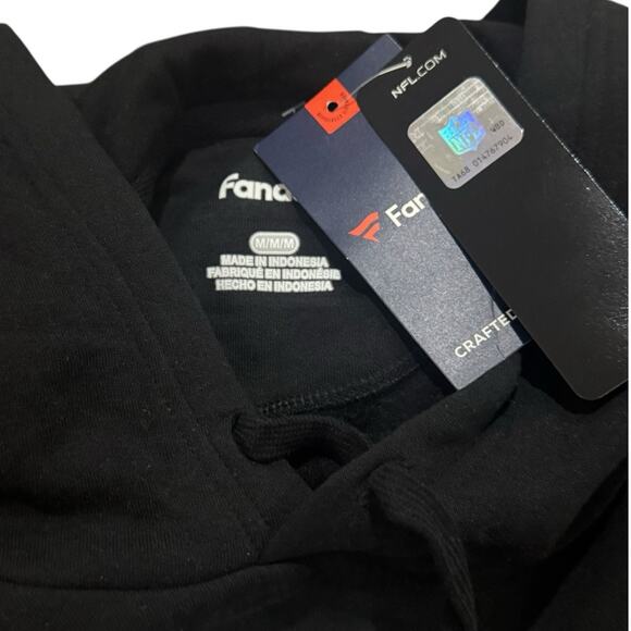 NWT! Fanatics Patrick Mahomes Black Kansas City Chiefs Pullover Hoodie - Size M - Picture 5 of 5